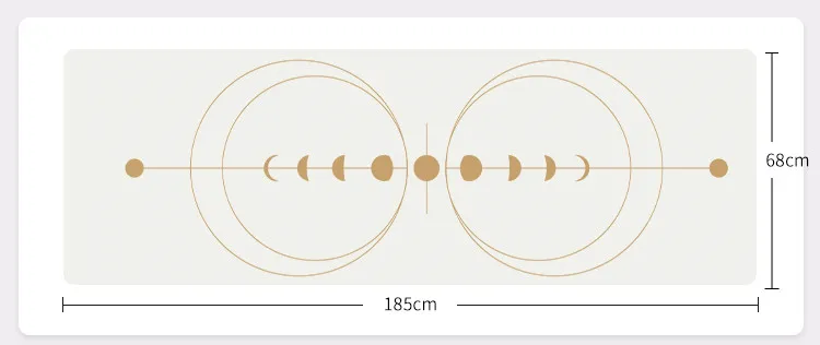 Frost White Beige Special Nude Curve Arch Oval Shape Sticky Non Slip Custom Eco Vegan Pu Rubber Yoga Mat