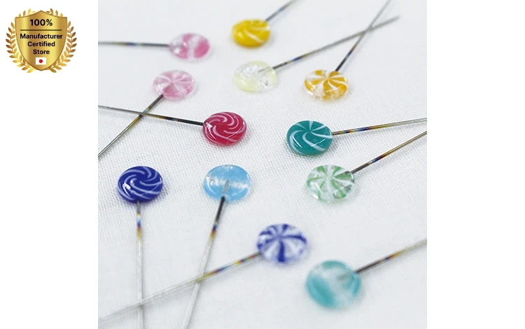 cohana Ohajiki Marking PinsSet of 3 cohana Ohajiki Marking Pins sewing scissors sewing kit set box threads for sewing