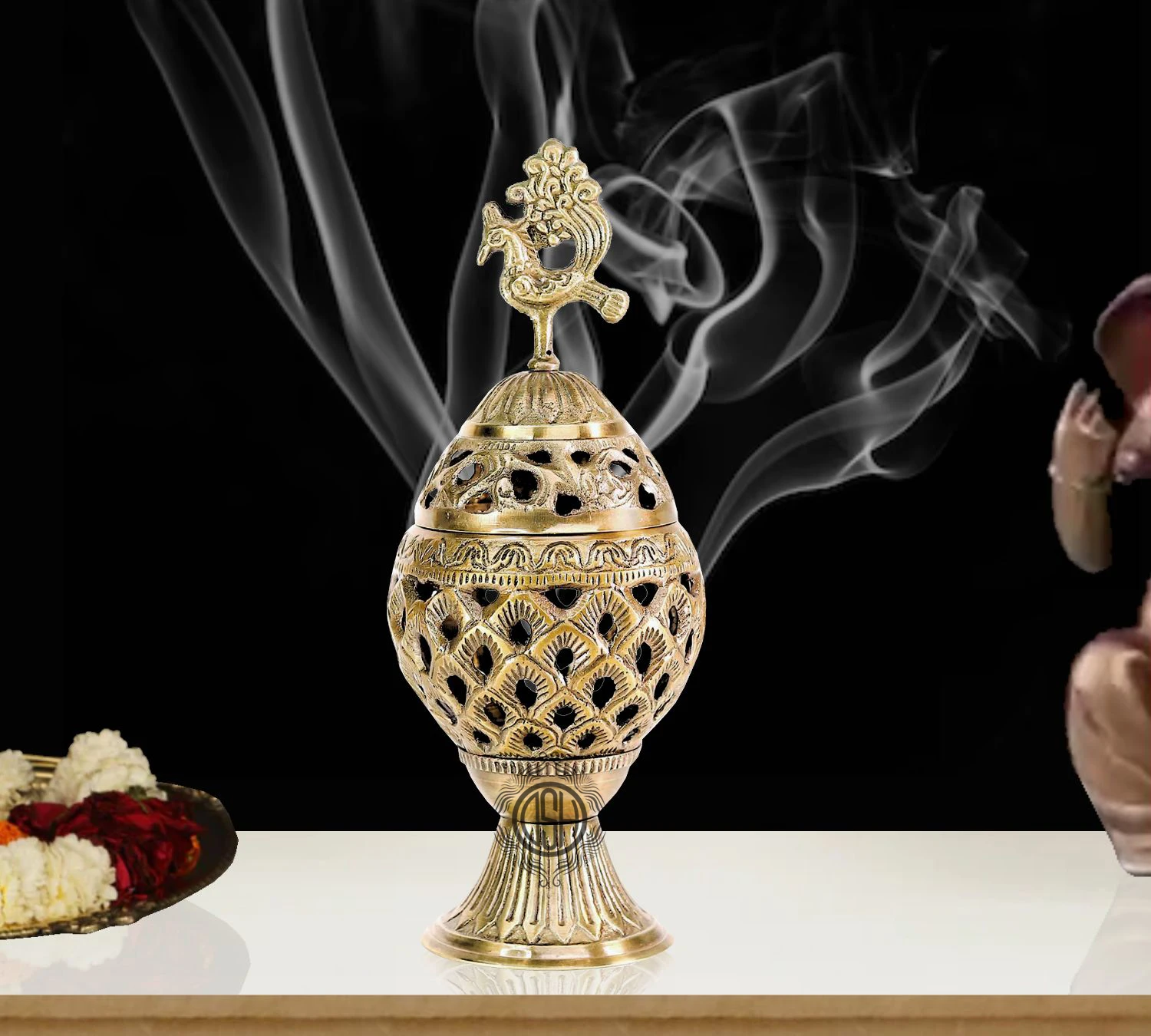 Brass Bakhoor Burner Table Decorative Luxury Incense Burner At Hot Selling Most Trending Portable Brass Incense Holder.