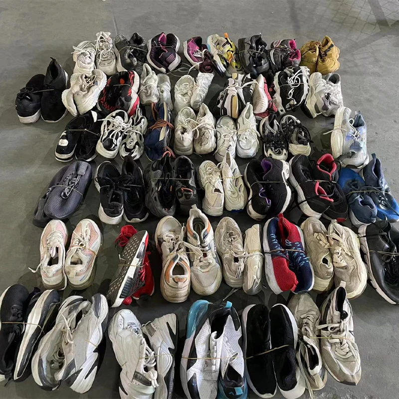 Used high quality hiking shoes second hand men sports casual shoes used branded shoes wholesale from usa second hand