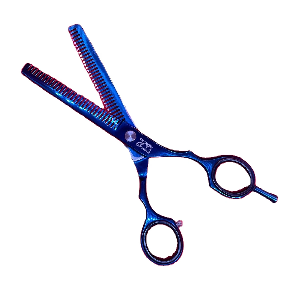 High Quality Sword Grooming Scissors New Stainless Steel Blue Cheap Hairs Scissors By Cougar International