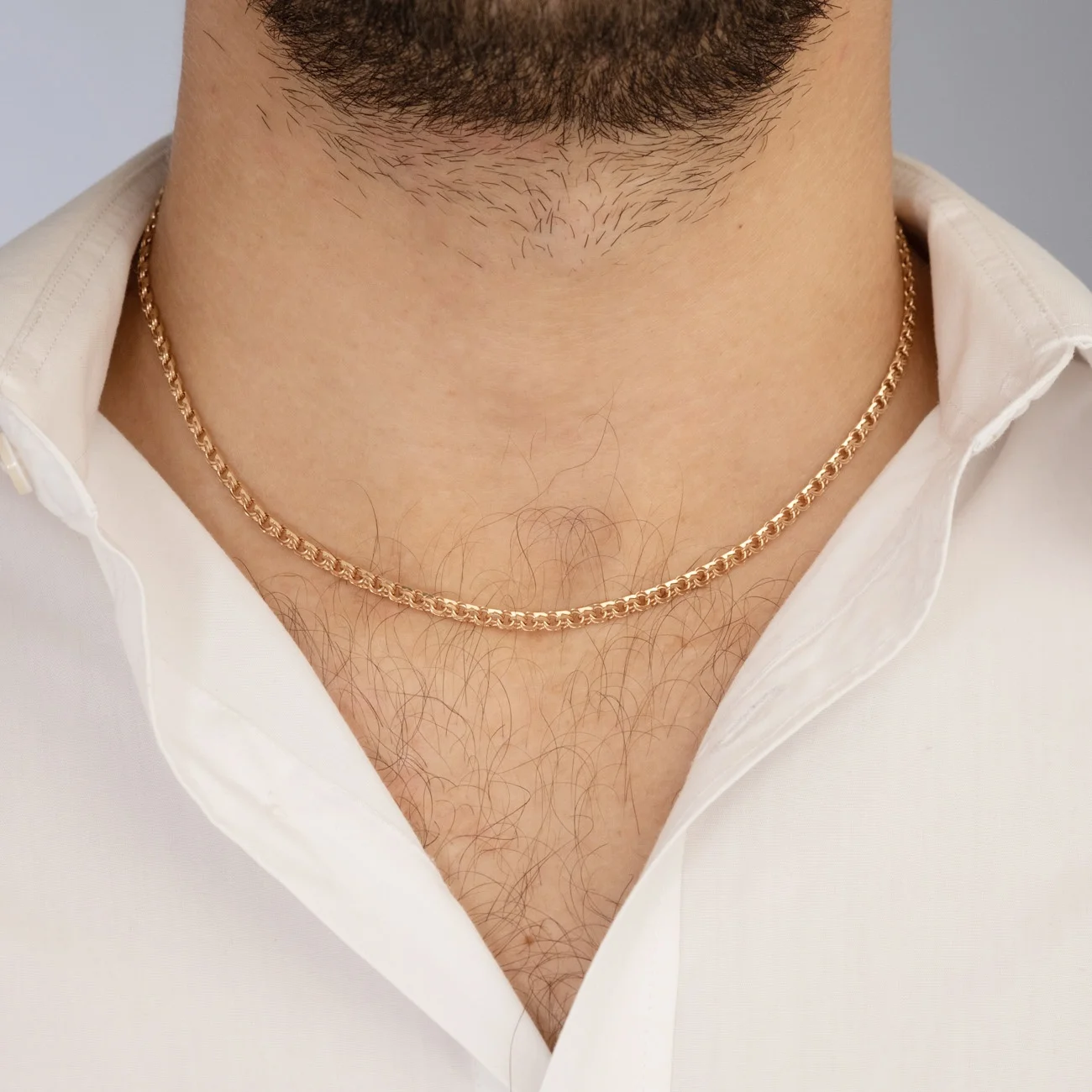 Charm Bismarck Python Chain 14K Yellow Red White Gold OEM ODM  jewelry accessories wholesale price