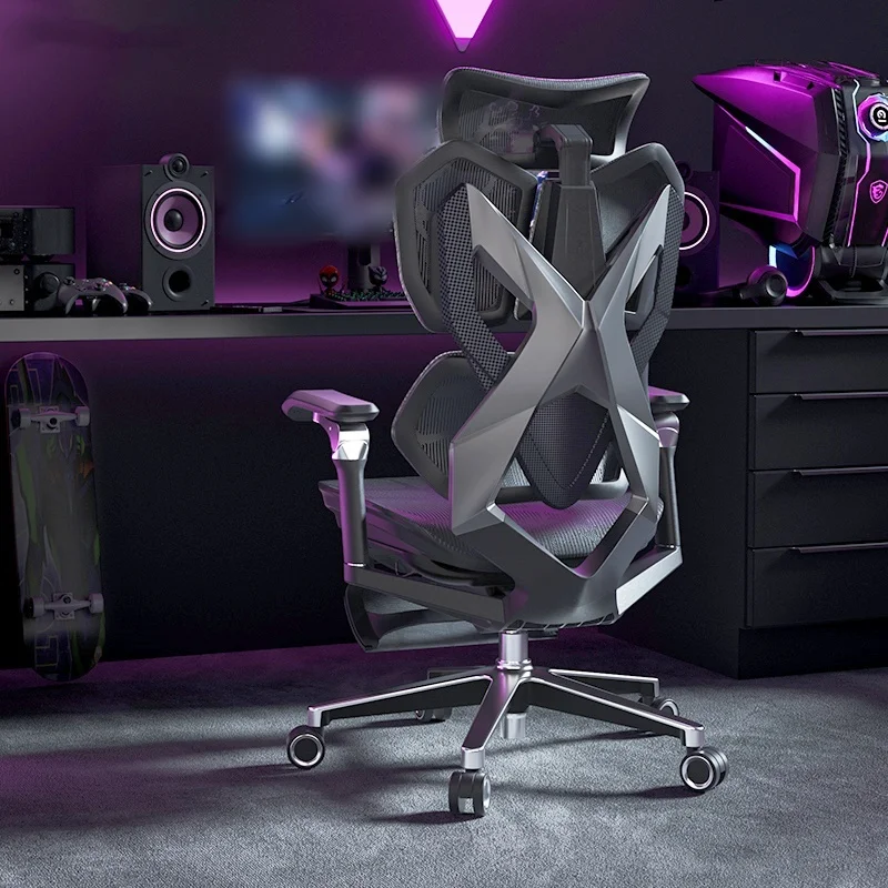 Ergonomic Computer chair X5PRO professional gaming chairs stretch fabric ceiling pc gamer chair with footrest