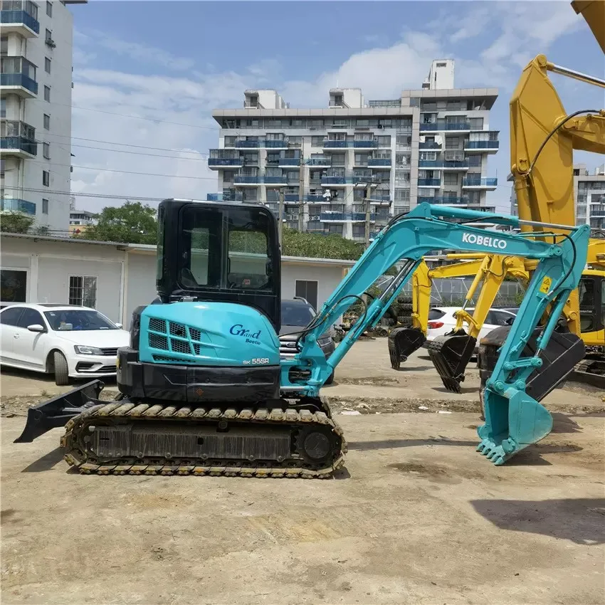 Б/у мини-экскаватор 5500 euroused kobelcoo SK55 экскаватор 5 тонн