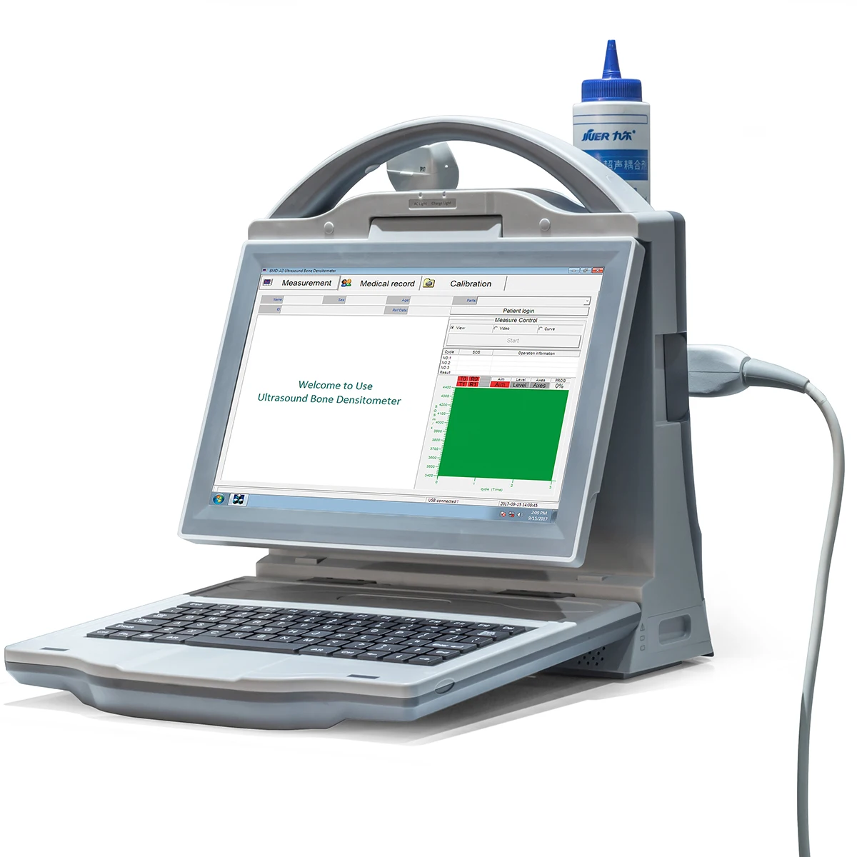 Portable and popular radial and tibia bone densitometer MSLBD14