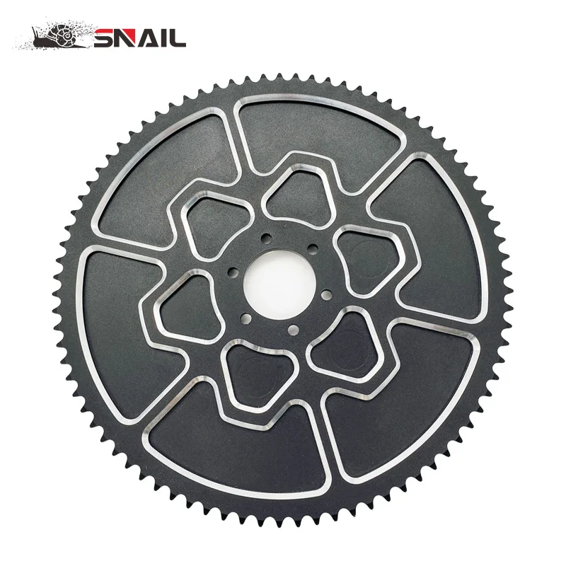 Factory Price Motorcycle Parts Cnc Machined 7075 T6 Aluminum Chain Ring For Road Electric Motorbikes Sprockets