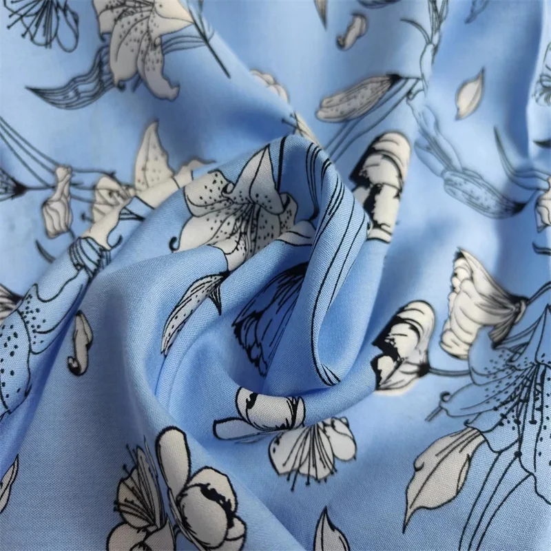 100 rayon viscose modal fabric printed design rayon dress rayon spandex fabric