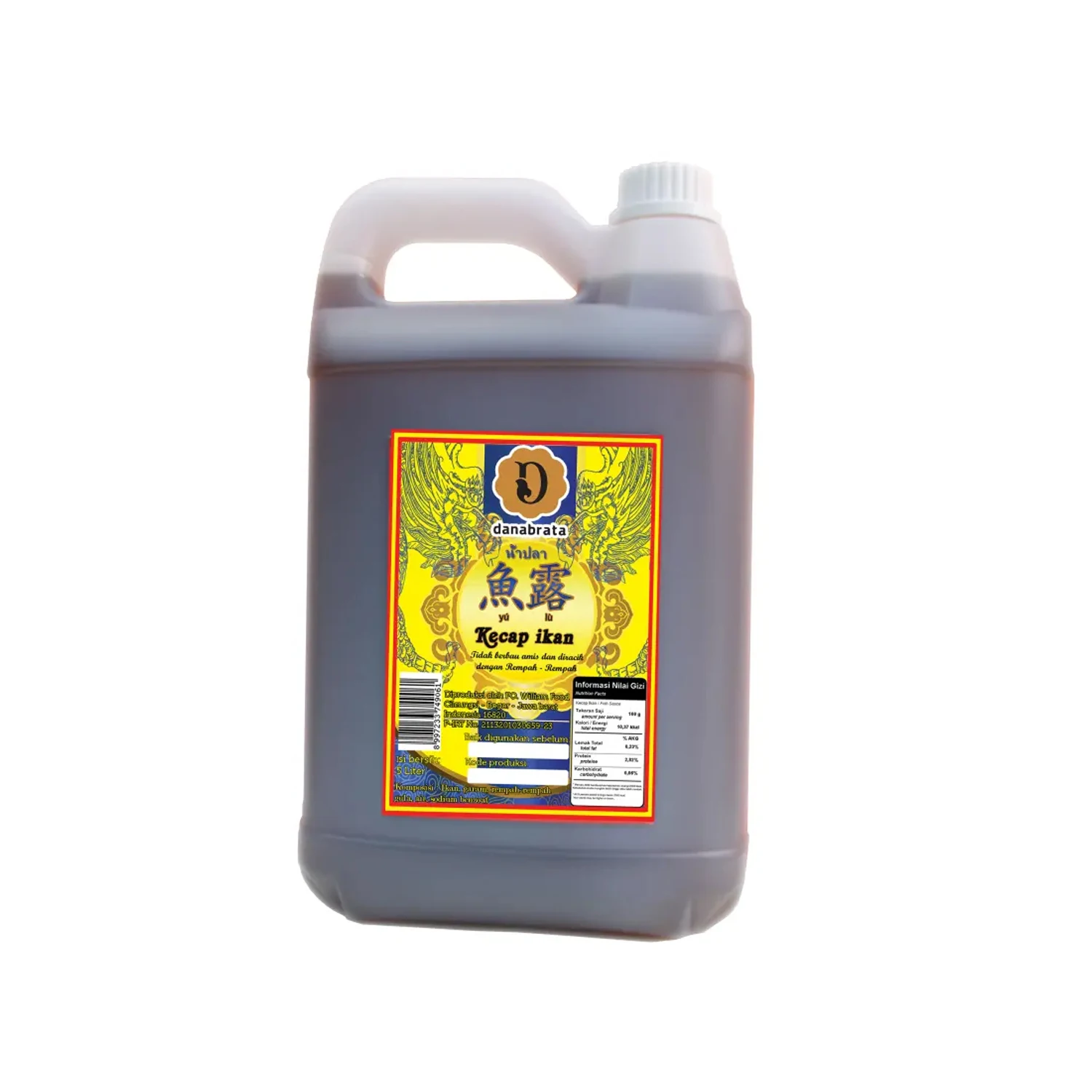 Free Sample 100% Premium Fish Sauce Made Selected Fish Direct From Local Fisherman For Condiment Food And Soup From Indonesia