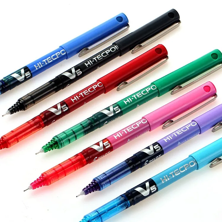 FOR Japan Baile V5 gel pen water-based test students-Delivery in China(Order remark color)