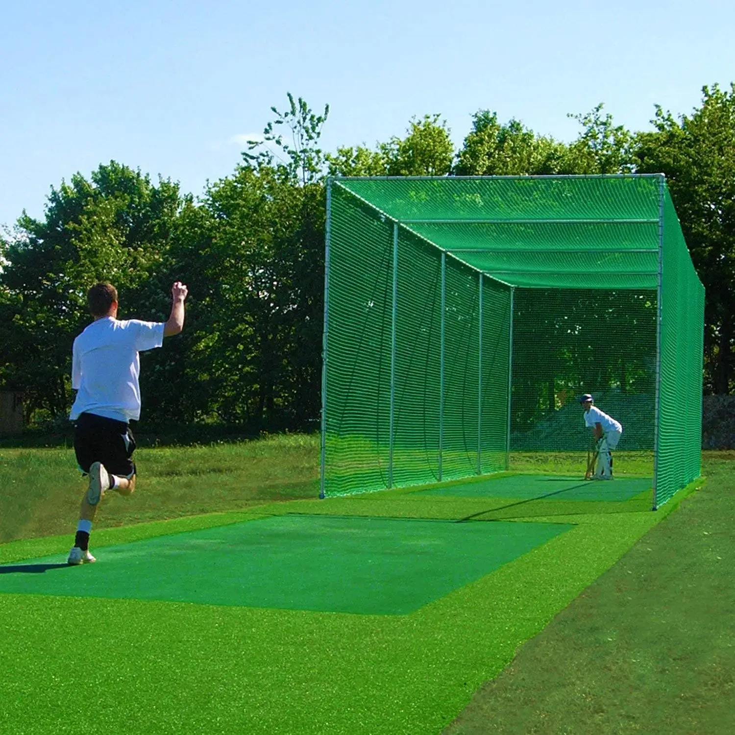 Best Quality Cricket / Baseball Batting Practice Net Cage Regular Training Netting for Outdoor Backyard Ground Sports