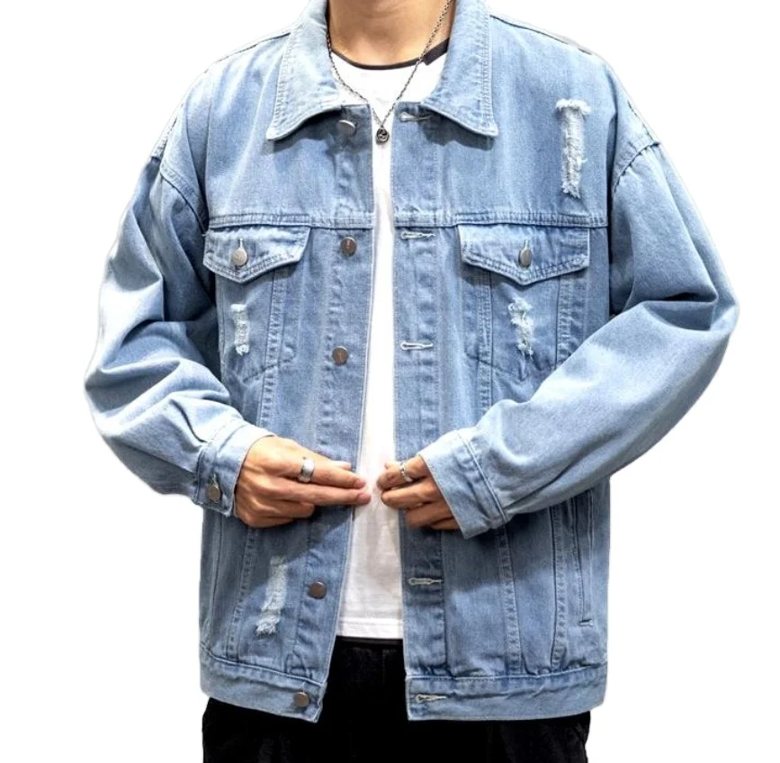 Very Stylish Fashionable 100% Cotton Denim Jacket Casual Workwear Custom Denim Jackets Boys Cheap Price Jacket From Bangladesh