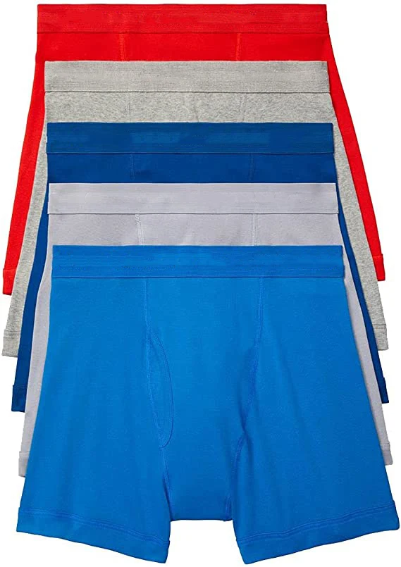 Mid-rise Solid Underwear Wholesale Custom Logo Trunks Soft Underpants Black Breathable Shorts Bamboo Boxer For Men