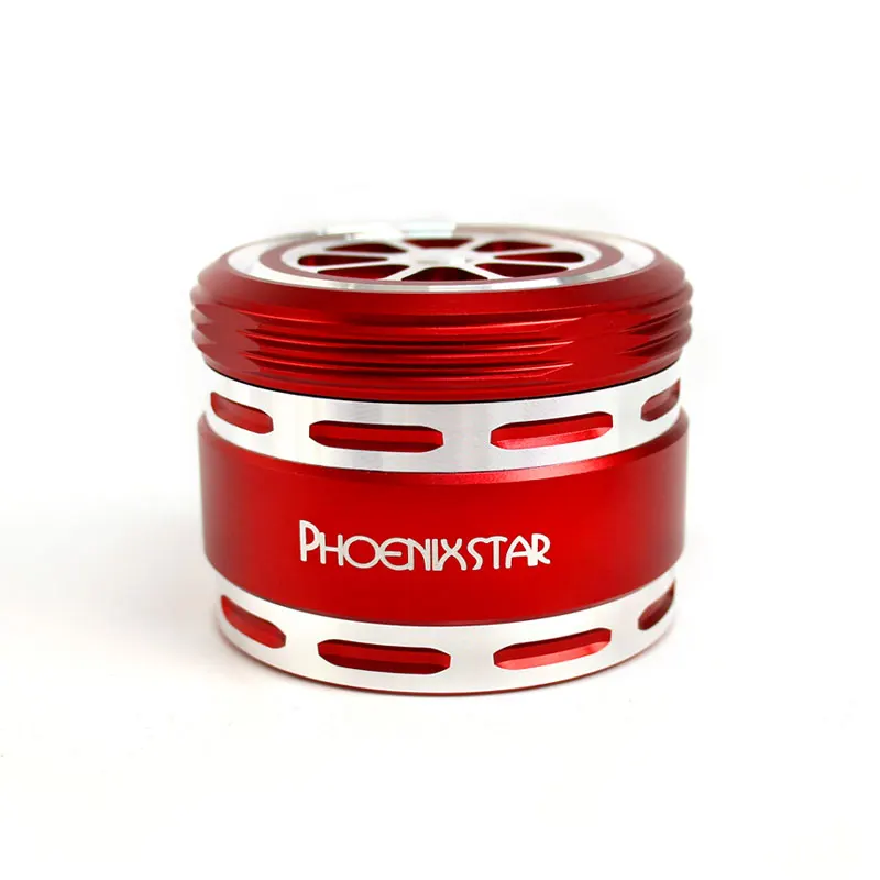 Smoking Grinder Aluminum Herb Grinder Powerful MagneticYellow Herb Grinder Machine for Smoking Shop wholesale