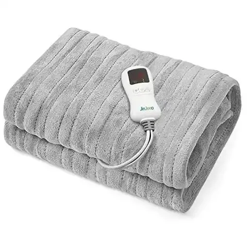 Buy Electric Heated Blanket Heating Mattress Dual Temperature Dual Control Compliant home textiles throw blanket in France