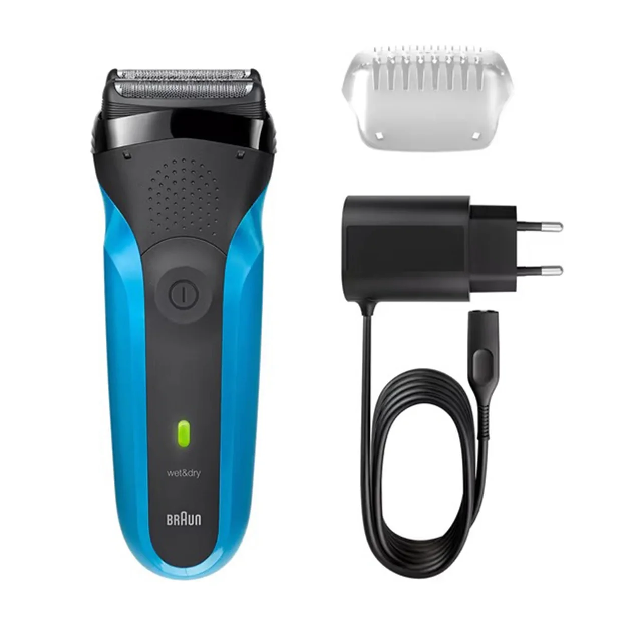 Braun- Series 3 310 Electric Shaver Wet & Dry Electric Razor for Men with 3 flexible blades Rechargeable