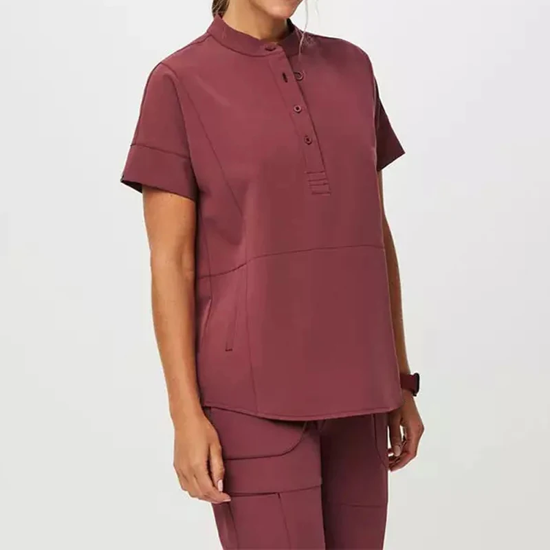 Custom Nurse Sets Jogger Women Scrub Set Nursing Medical Nurse Scrub Set Uniform Hospital Doctor Beauty Medico Womens Scrub