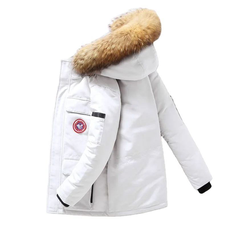 Best Quality 100% Polyester Portable Down Jacket Custom Puffer Jacket Faux Fur Puffer Coat
