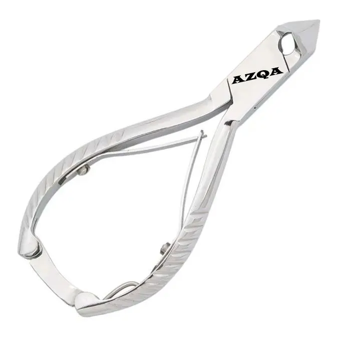 Custom logo Toe Nail Cutter Moon Shaped with Back Lock high quality heavy duty nail clipper beauty tools
