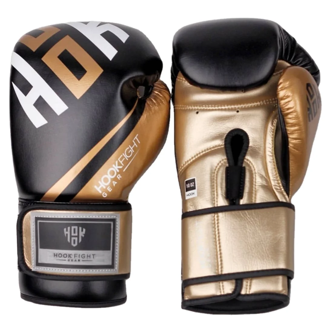 Boxing Gloves Custom Logo Printing Professional Real Leather Lace Up Boxing Gloves for Adults boxing gloves custom logo