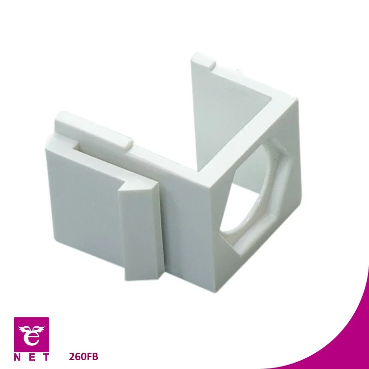 Professional Blank Keystone Jack Inserts for Keystone Wall Plate and Patch Panel