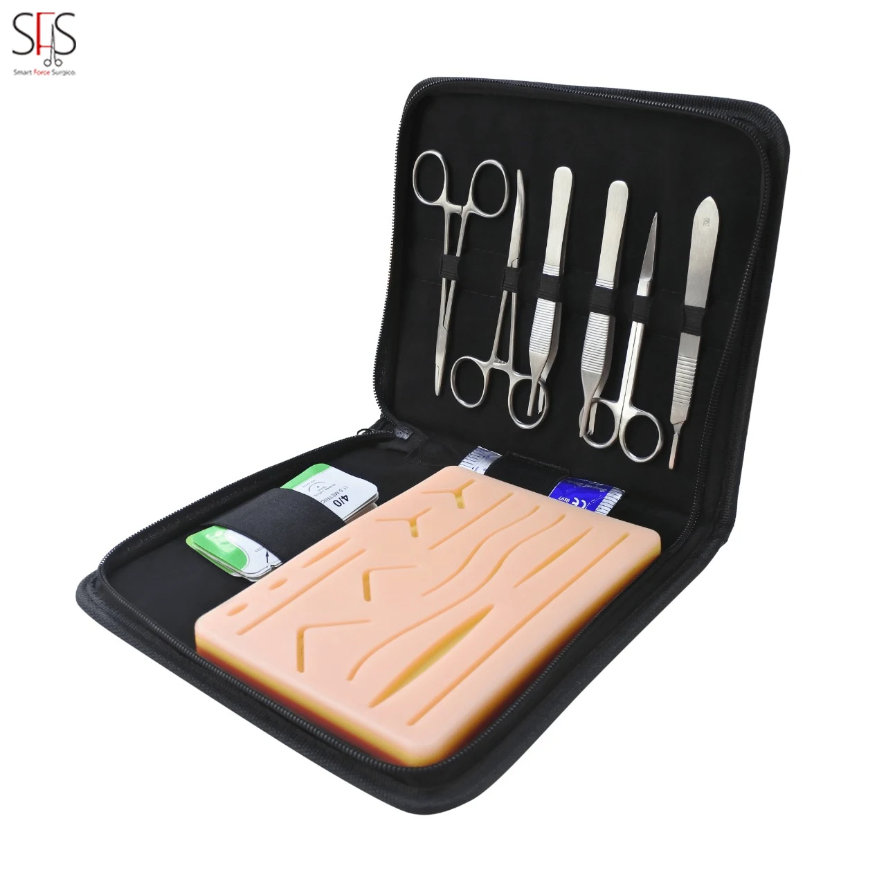 kit de suture premium Students Practice Suture Kit with Suture Training Skin Pad