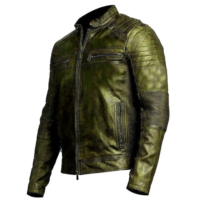 OEM service Wholesale custom American vintage pu fabric jacket Genuine Cowhide Leather American Flight Black