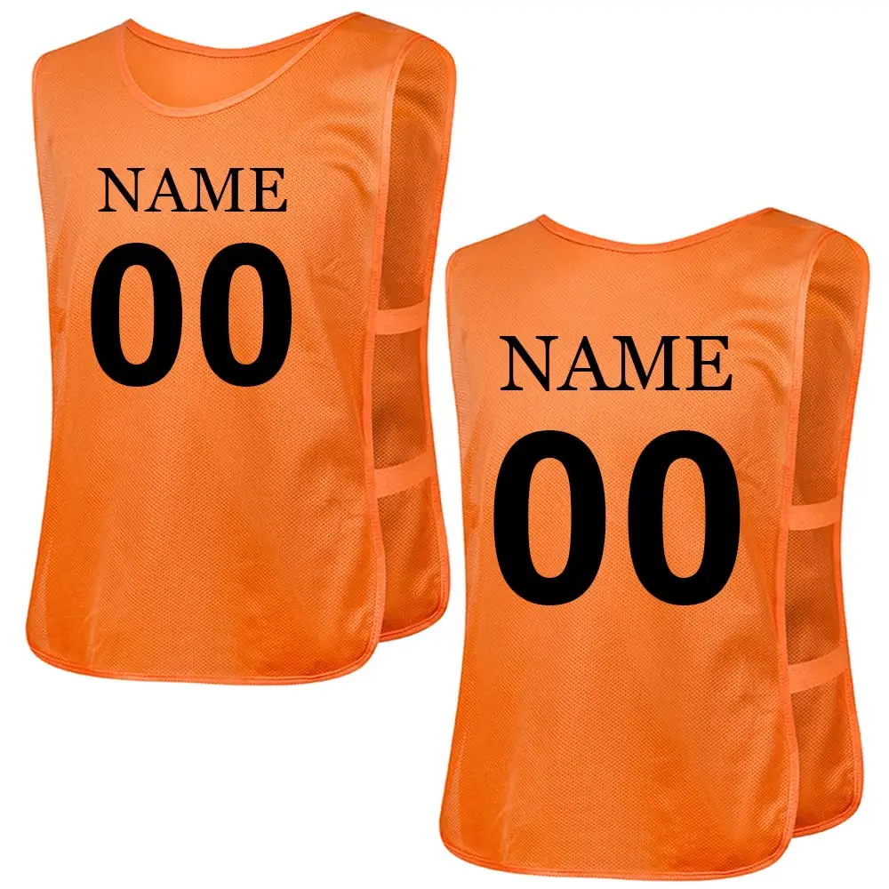 Adults Sport Training BIBS Vest Basketball Cricket Soccer Football Rugby Mesh Breathable Scrimmage Vests