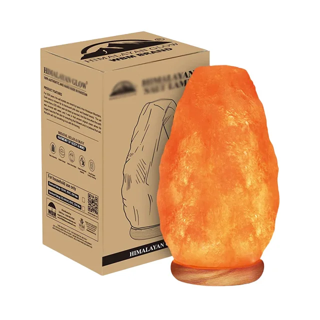 Custom Himalayan Rock Carved Sphere Salt Rock Lamp for Home Light Sea Box Power Style Packaging Technique Organic Air Pcs Eco