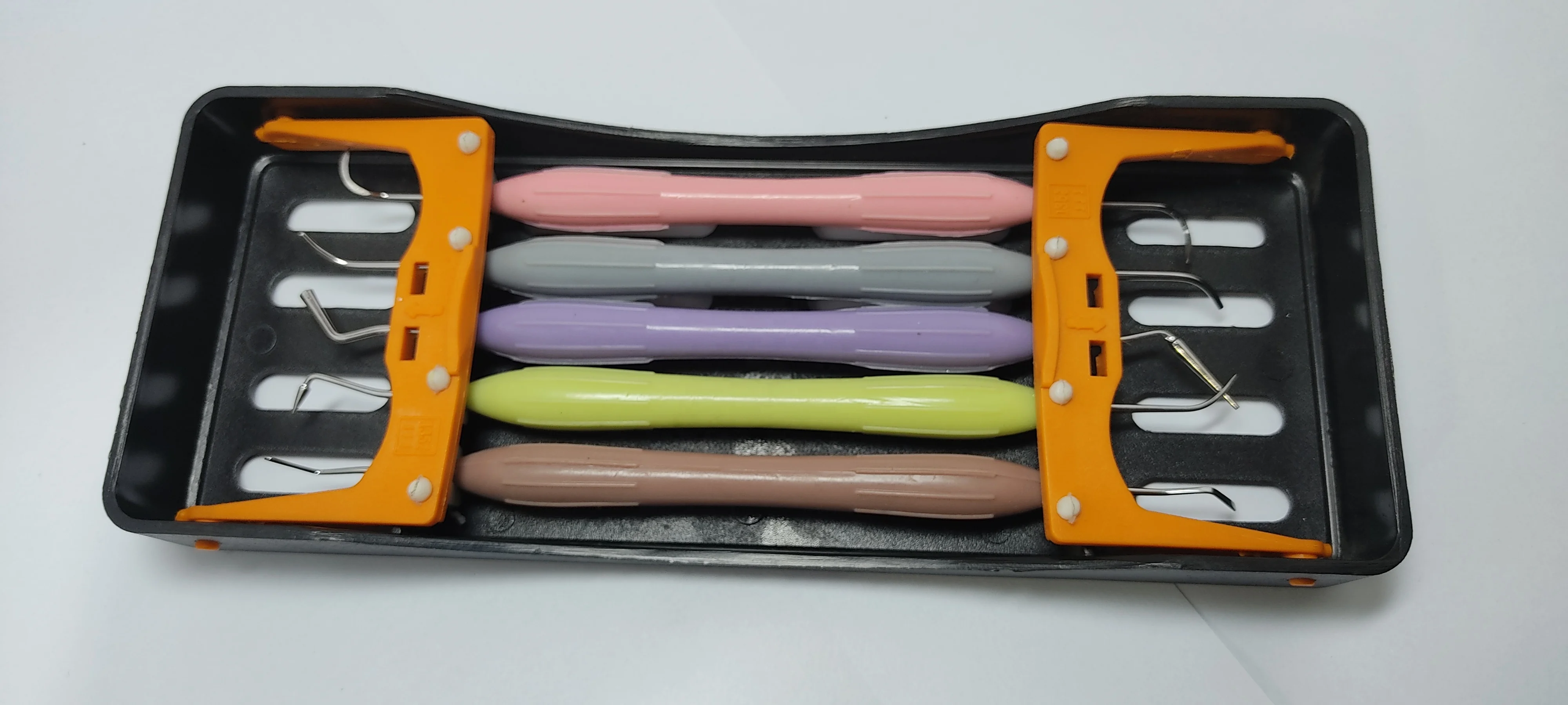 Anterior Posterior LM Arte Dental Filling Composite Instruments Set 5 Pcs LM Style with Instruments Cassette