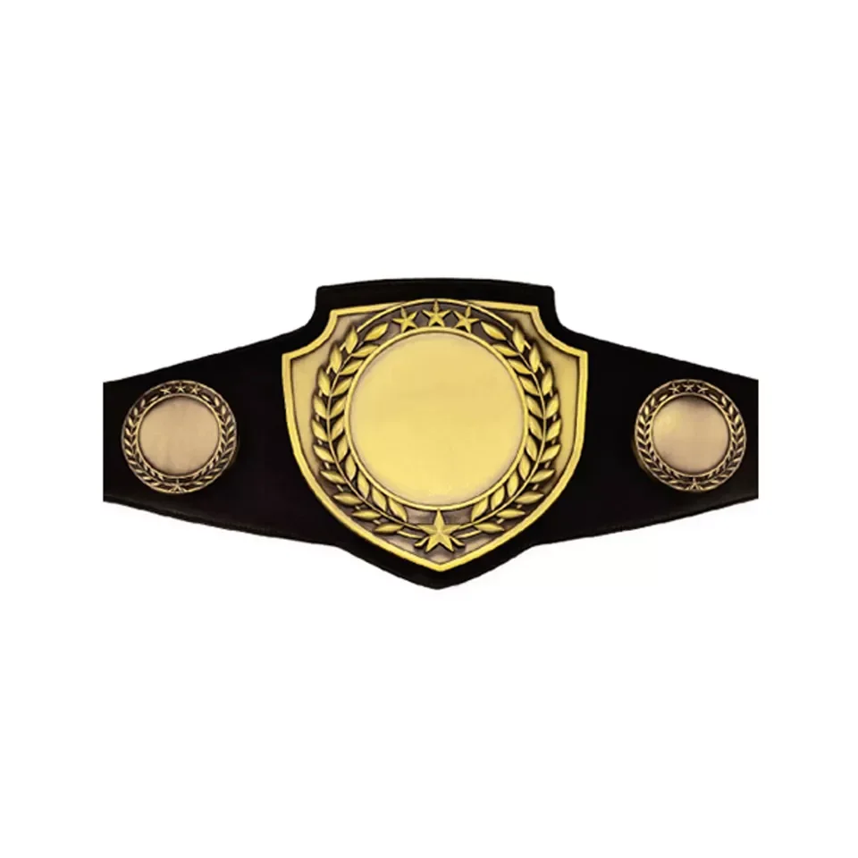 Manufacturer Custom Champion Belt Heavy Duty Big Gold Metal Plate Wrestling Boxing Martial Arts WWF Championship Belts