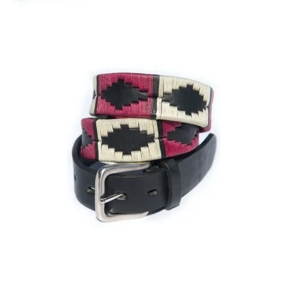 Black Leather Polo Belts Best Buy Custom Logo Indian Leather Polo Belts