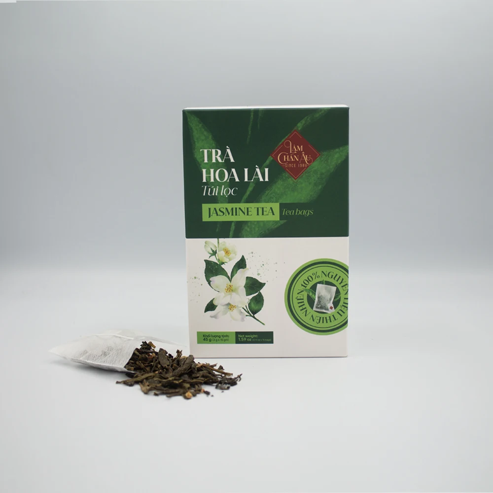 Premium Tea New Arrival Jasmine Tea Bags Unique Taste Food Industry Iso Haccp Oem/Odm Vietnam Factory Wholesale Bulk Vietnam