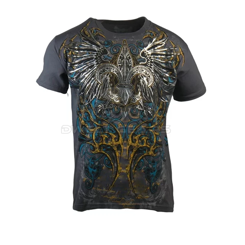 2024 Breathable Sports MMA T Shirt Men Quick Drying  Outdoor Sportswear MMA T  Shirt  For Men