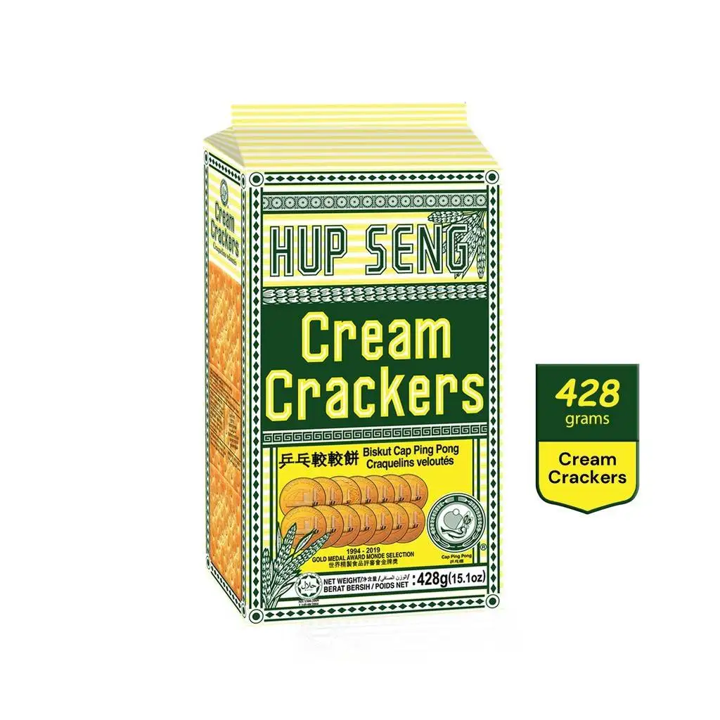 Malaysian Favorite Salty Creamy Crackers (Cream/ Sugar/ Deluxe/ Corneo) Choices Perfect for Breakfast Coffee Break Supper