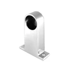 Zinc Alloy Wardrobe Rail Closet Rod Holder