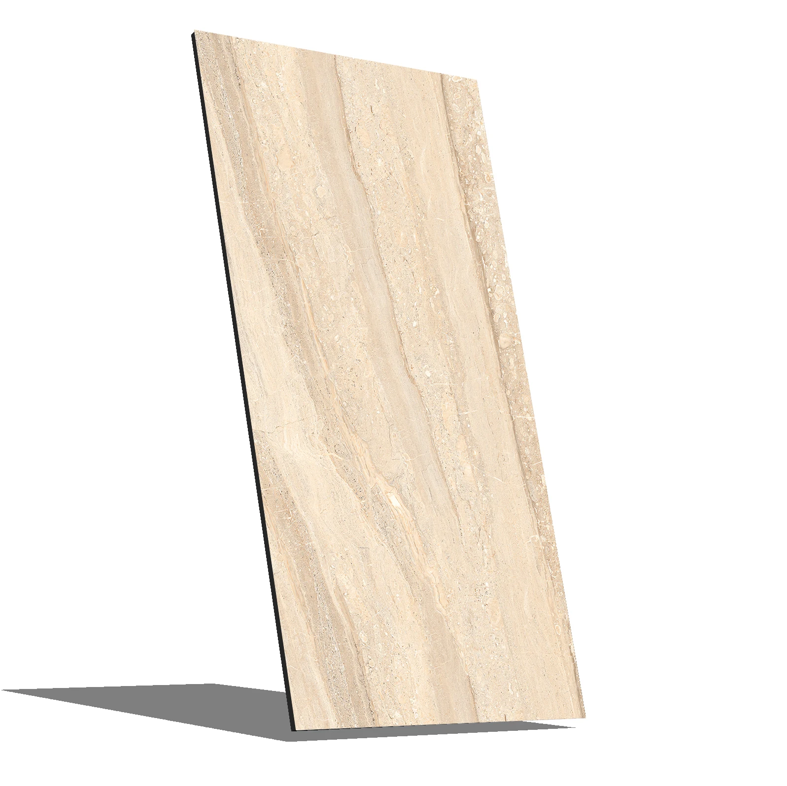 DYNO VIVANTA CREMA _R1 (2) Collection Gloss surface Full Polished Glazed vitrified Tiles for Floor size 600x1200 mm.