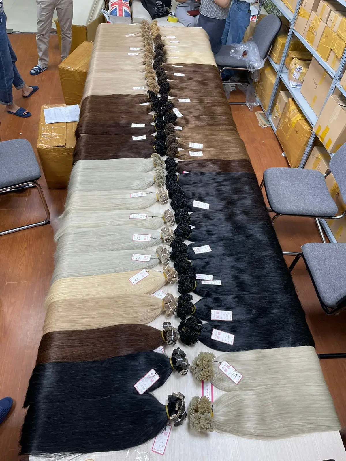 WHOLESALE PRICE FOR BIG ORDERS HUMAN H AIR EXTENSION HOTTEST DISCOUNT PROGRAM