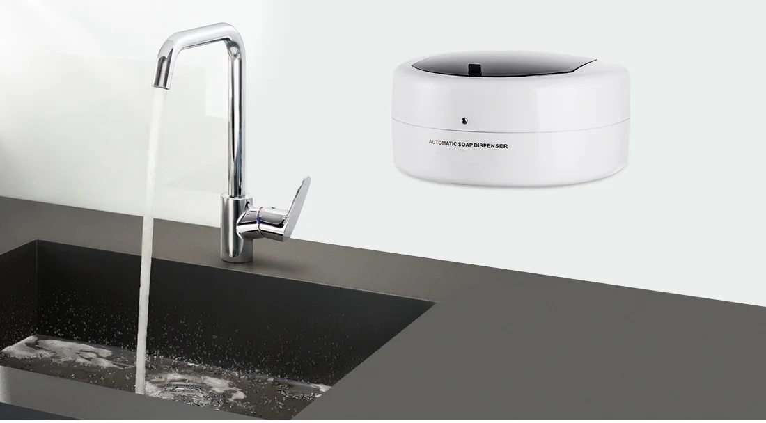 Wall mounted ABS plastic white 700mL 2024 new automatic hand soap dispenser liquid soap