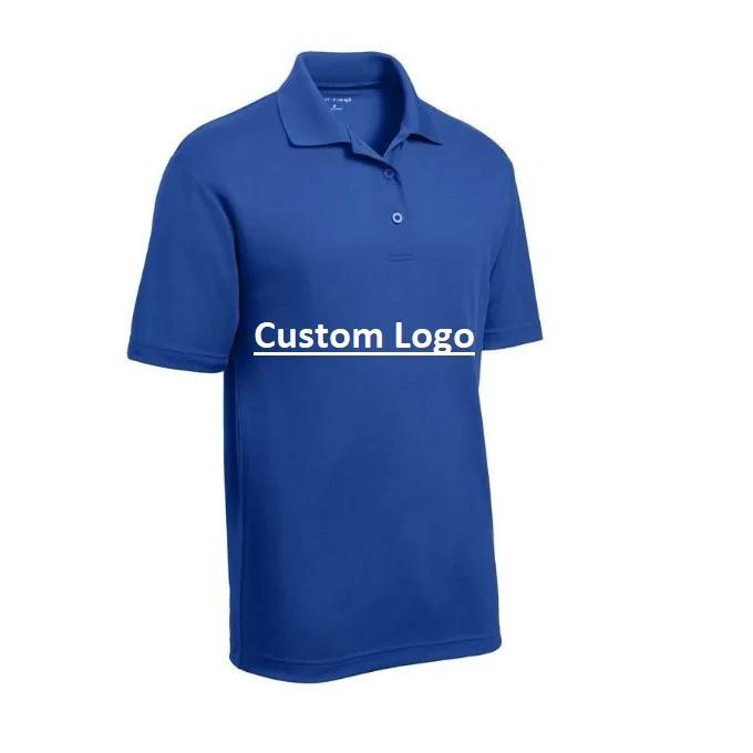 100% Cotton Sublimation Blank Golf Polo Shirts Plus Size Customized Company Logo from BD for Business Occasions