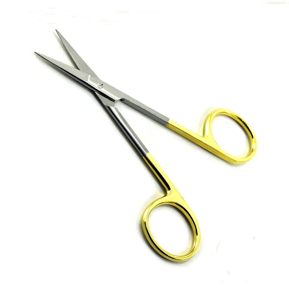 Wholesale Dental TC Iris Micro Surgical Scissors - Straight Tip 11.5 CM with Tungsten Carbide Inserts