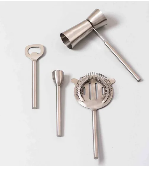 Brass Dear Face Stainless Steel Bottle Opener Cocktail Metal Tools Spoon Feature Boston Eco Material