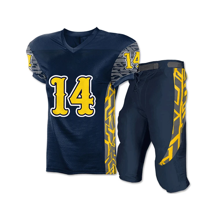 Wholesale Team American Football Wear Custom American Football Uniform Jersey American Football