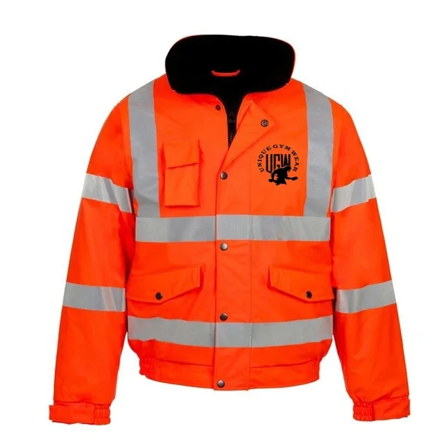 High Visibility Multipurpose Safety Jacket Men Adjustable Safety Jacket Security Visibility Reflective Safety Jacket For Men