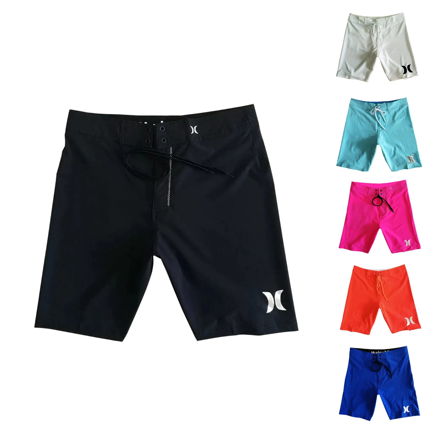 Boardshorts Men 4 Way Stretch Mens Athletic Shorts Custom Wholesale Black Board Shorts