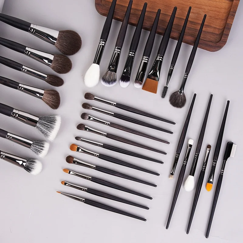 DAHUI 42pcs Makeup Brushes Wholesale Luxury Cosmetic Brush Professional Custom Logo Private Label Eye Soft Makeup Brush Set