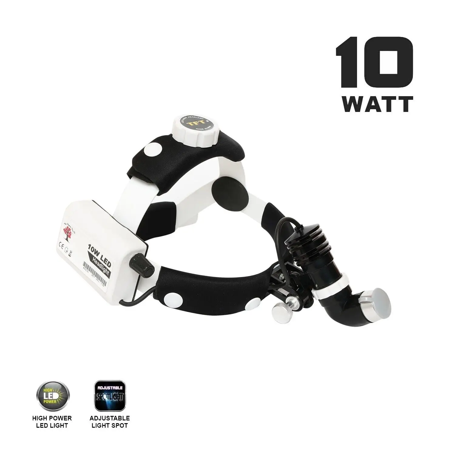 ENT SURGICAL WIRELESS DENTAL HEADLIGHT 10W LED LIGHT PORTABLE 10W WITH CARRY BAG..