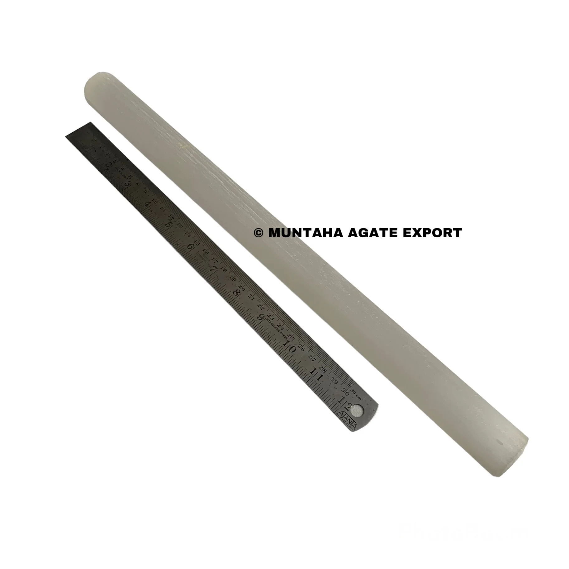 Big Size Selenite Crystal Bar Stick For Reiki Healing Wholesale Selenite Wands from Muntaha Agate Selenite Bar For Decoration