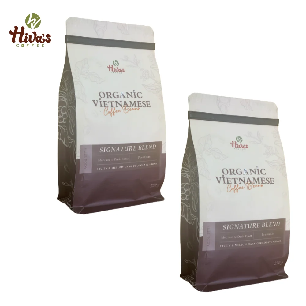 Кофе из Вьетнама с завода, жареные кофейные зерна премиум-класса, фирменная смесь Arabica Robusta, свежий кофе 0,25 кг