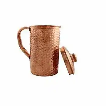 Best Design Quality Handmade Hammers Pure Copper Water Milk Jug Set Pitcher for Home Coffee Factory Sale Low Price