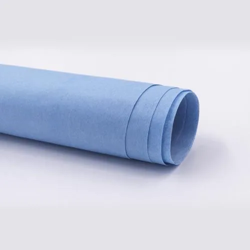 Bark Pattern Dyed   Woodpulp Polyester Material Nonwoven Fabric Roll Good Embossed Spunlace Pet   Fabric